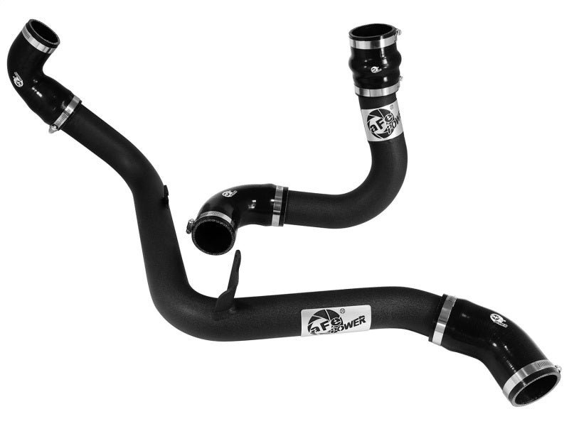 aFe Bladerunner 2.5in Intercooler Hot and Cold Side Tubes, 13 - 14 Ford Focus ST 2.0L (t) *Black* - CPC Performance