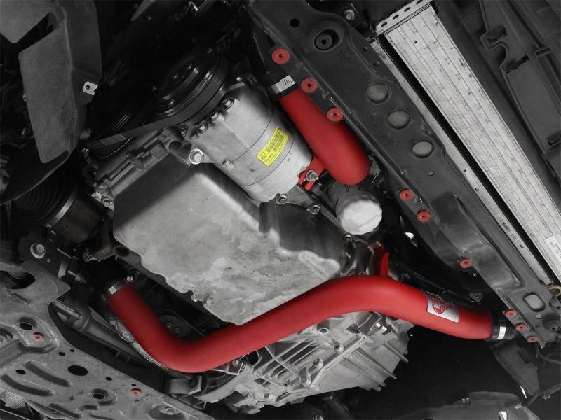 aFe BladeRunner 2.5in Red Intercooler Tubes Hot and Cold Side 12 - 16 Ford Focus ST 2.0L (t) - CPC Performance