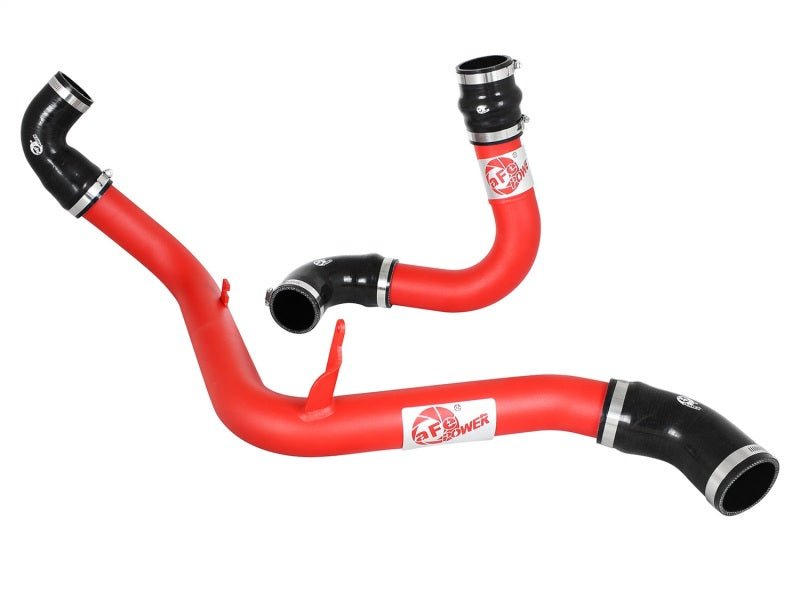 aFe BladeRunner 2.5in Red Intercooler Tubes Hot and Cold Side 12 - 16 Ford Focus ST 2.0L (t) - CPC Performance