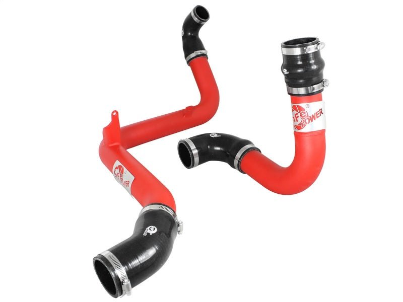aFe BladeRunner 2.5in Red Intercooler Tubes Hot and Cold Side 12 - 16 Ford Focus ST 2.0L (t) - CPC Performance
