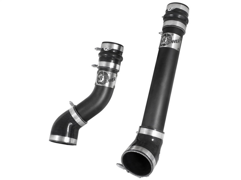 aFe Bladerunner 3 inch Black Intercooler Hot and Cold Side Tubes Dodge Diesel Trucks 94 - 02 L6 - 5.9 - CPC Performance