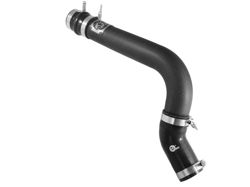 aFe BladeRunner 3in Black Intercooler Tube Hot Side w/ Couplings & Clamps 13-14 Dodge RAM 6.7L (td) - CPC Performance