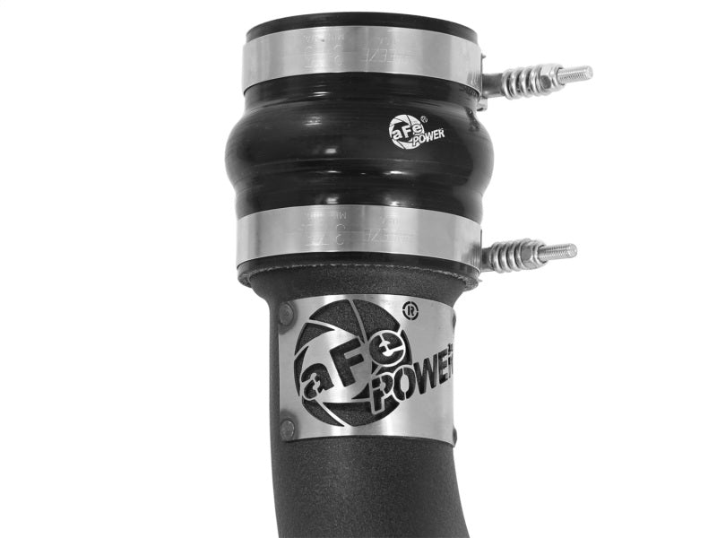 aFe BladeRunner 3in Black Intercooler Tube Hot Side w/ Couplings & Clamps 13-14 Dodge RAM 6.7L (td) - CPC Performance
