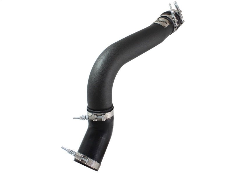 aFe BladeRunner 3in Black Intercooler Tube Hot Side w/ Couplings & Clamps 13-14 Dodge RAM 6.7L (td) - CPC Performance