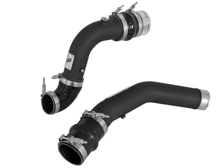 aFe Bladerunner 3in Hot and Cold Side Black Intercooler Tubes 2017 Ford Diesel Trucks V8 6.7L (td) - CPC Performance