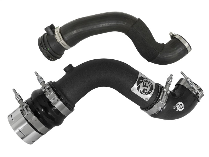 aFe Bladerunner 3in Hot and Cold Side Black Intercooler Tubes 2017 Ford Diesel Trucks V8 6.7L (td) - CPC Performance