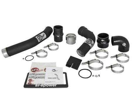 aFe Bladerunner 3in Hot and Cold Side Black Intercooler Tubes 2017 Ford Diesel Trucks V8 6.7L (td) - CPC Performance