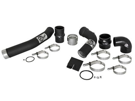 aFe Bladerunner 3in Hot and Cold Side Black Intercooler Tubes 2017 Ford Diesel Trucks V8 6.7L (td) - CPC Performance