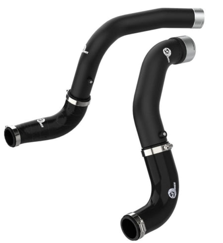 aFe BladeRunner Black 3in Intercooler Hot & Cold Side Pipe Kit 20-21 Jeep Wrangler V6-3.0L (td) - CPC Performance