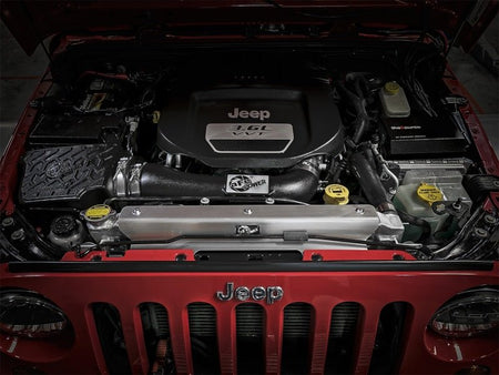 aFe BladeRunner GT Series Bar and Plate Radiator w/ Black Hoses 12 - 18 Jeep Wrangler (JK) V6 3.6L - CPC Performance