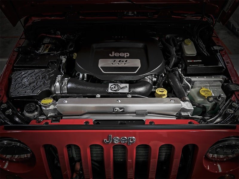 aFe BladeRunner GT Series Bar and Plate Radiator w/ Black Hoses 12 - 18 Jeep Wrangler (JK) V6 3.6L - CPC Performance