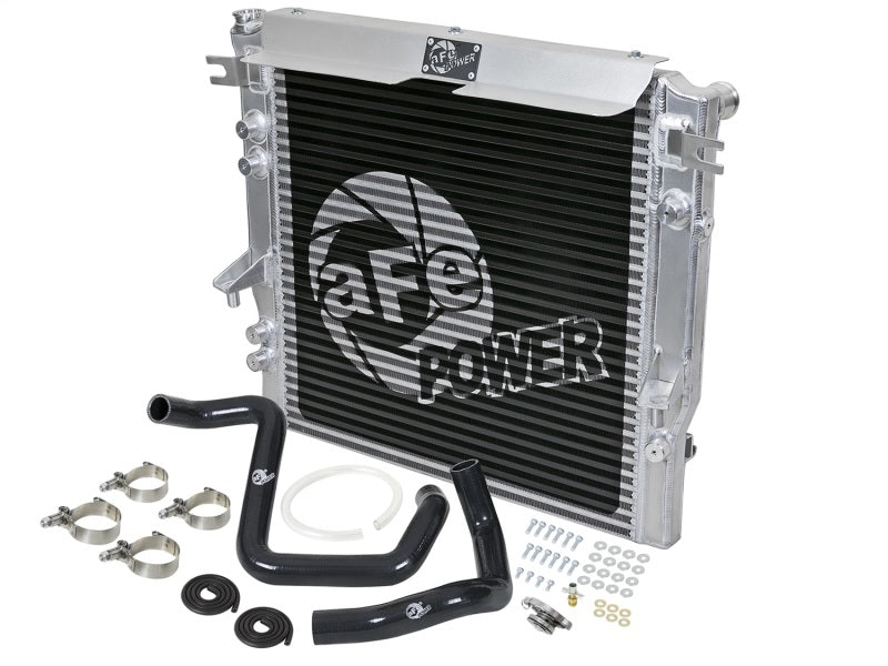 aFe BladeRunner GT Series Bar and Plate Radiator w/ Black Hoses 12 - 18 Jeep Wrangler (JK) V6 3.6L - CPC Performance