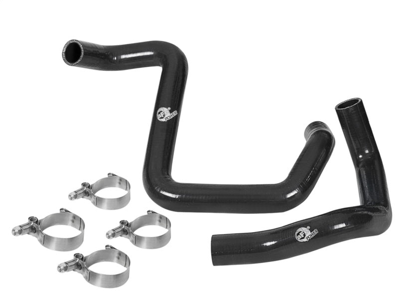 aFe BladeRunner Silicone Radiator Hose Kit 12 - 18 Jeep Wrangler (JK) V6 3.6L - Black - CPC Performance