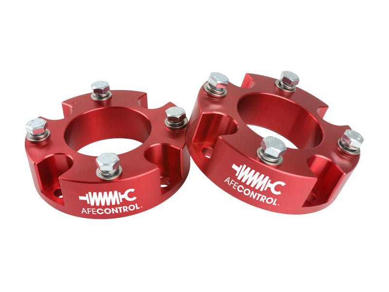 aFe CONTROL 2.0 IN Leveling Kit 07 - 21 Toyota Tundra - Red - CPC Performance