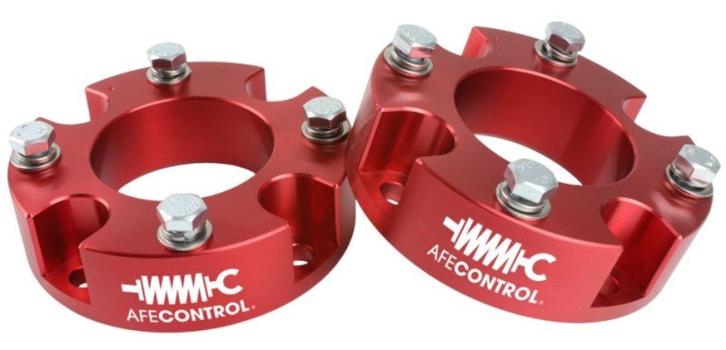 aFe CONTROL 2.0 IN Leveling Kit 07 - 21 Toyota Tundra - Red - CPC Performance