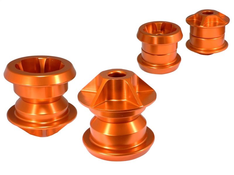 aFe Control PFADT Series Subframe Mount Set; Chevrolet Camaro 10 - 14 - Orange - CPC Performance