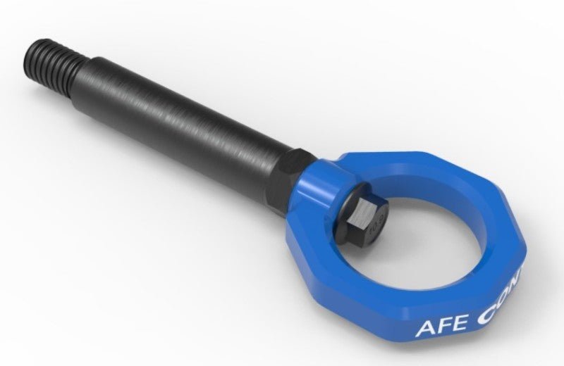 aFe Control Rear Tow Hook Blue BMW F-Chassis 2/3/4/M - CPC Performance