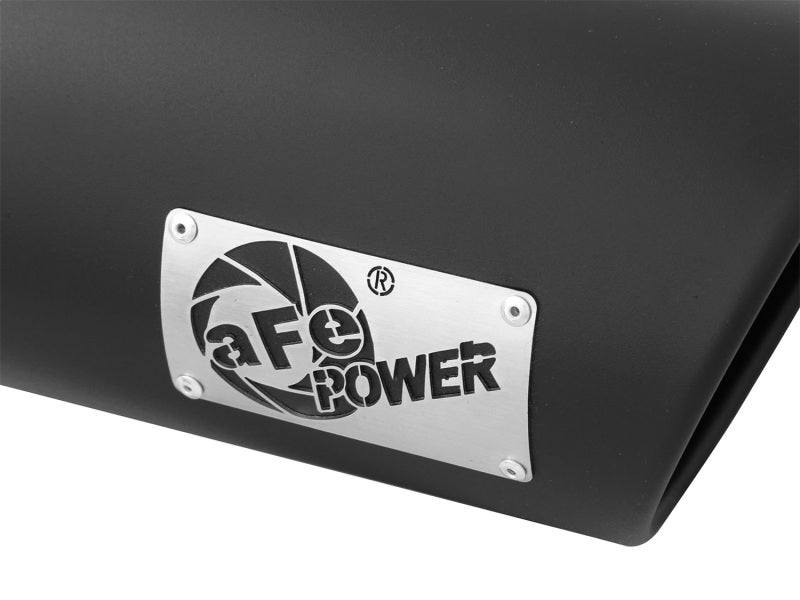 aFe Diesel Exhaust Tip Bolt On Black 5in Inlet x 6in Outlet x 12in Long - CPC Performance