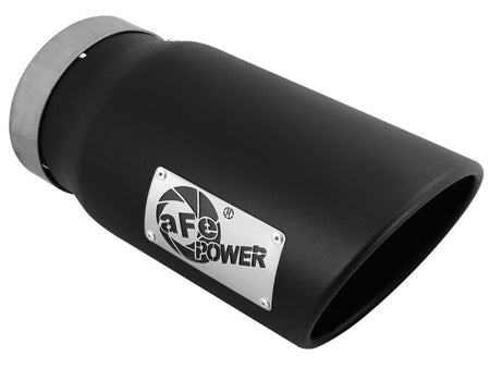aFe Diesel Exhaust Tip Bolt On Black 5in Inlet x 6in Outlet x 12in Long - CPC Performance