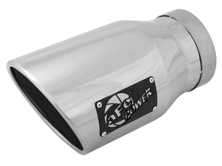 aFe Diesel Exhaust Tip Bolt On Black 5in Inlet x 7in Outlet x 12in - Right - CPC Performance