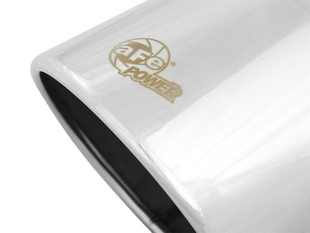 aFe Diesel Exhaust Tip Bolt On Polished 4in Inlet x 6in Outlet x 12in Length - CPC Performance