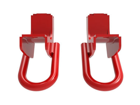 aFe Front Tow Hook Red 2022 Toyota Tundra 3.5L V6 - CPC Performance