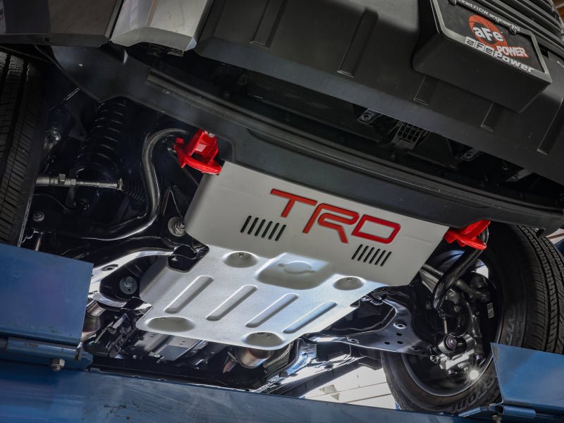 aFe Front Tow Hook Red 2022 Toyota Tundra 3.5L V6 - CPC Performance