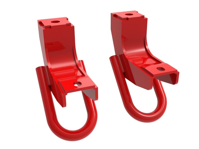 aFe Front Tow Hook Red 2022 Toyota Tundra 3.5L V6 - CPC Performance