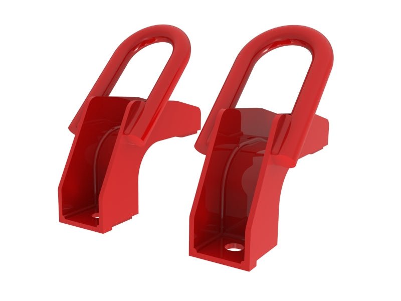 aFe Front Tow Hook Red 2022 Toyota Tundra 3.5L V6 - CPC Performance