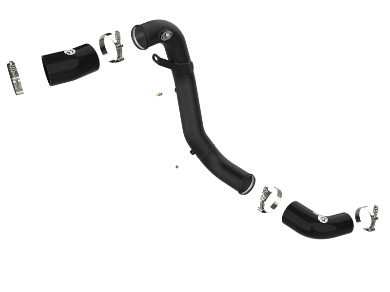 aFe Kia Stinger 18-22 V6-3.3L (tt) BladeRunner Cold Charge Pipe- Black - CPC Performance
