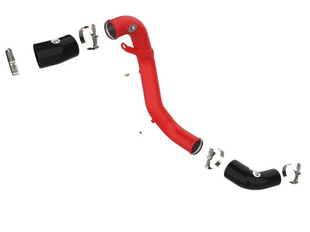aFe Kia Stinger 18-22 V6-3.3L (tt) BladeRunner Cold Charge Pipe- Red - CPC Performance