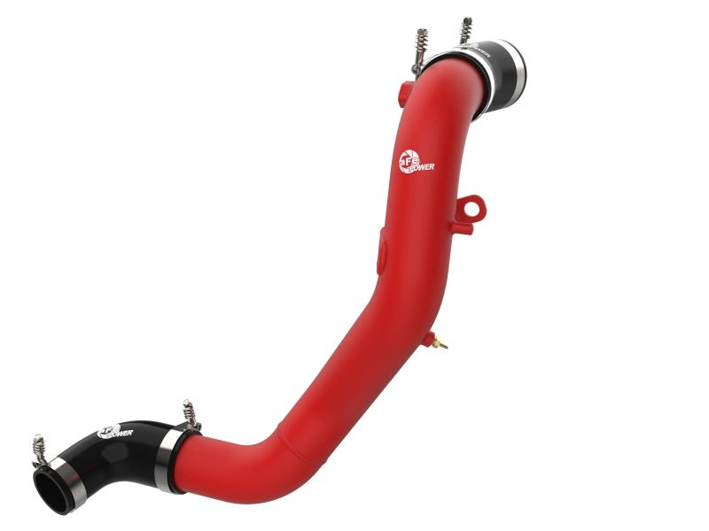 aFe Kia Stinger 18-22 V6-3.3L (tt) BladeRunner Cold Charge Pipe- Red - CPC Performance