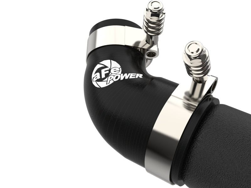 aFe Kia Stinger 18-22 V6-3.3L (tt) BladeRunner Hot Charge Pipe- Black - CPC Performance