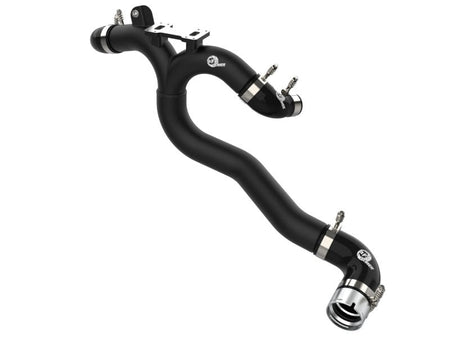 aFe Kia Stinger 18-22 V6-3.3L (tt) BladeRunner Hot Charge Pipe- Black - CPC Performance