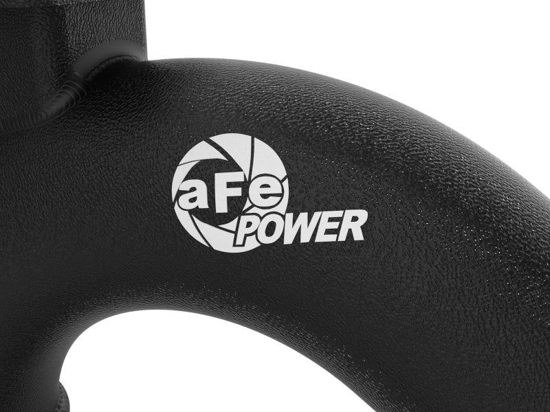 aFe Kia Stinger 18-22 V6-3.3L (tt) BladeRunner Hot Charge Pipe- Black - CPC Performance