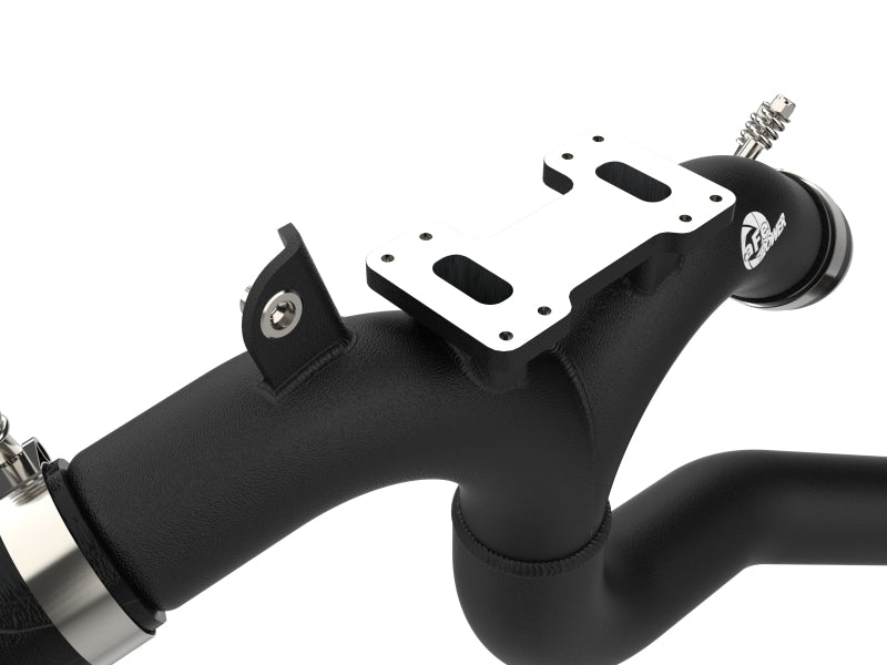 aFe Kia Stinger 18-22 V6-3.3L (tt) BladeRunner Hot Charge Pipe- Black - CPC Performance