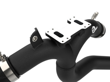 aFe Kia Stinger 18-22 V6-3.3L (tt) BladeRunner Hot Charge Pipe- Black - CPC Performance