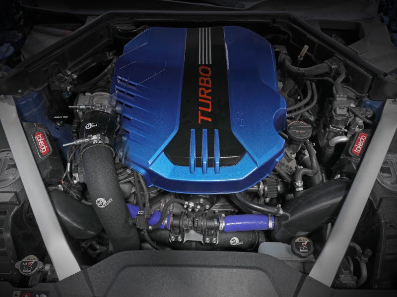 aFe Kia Stinger 18-22 V6-3.3L (tt) BladeRunner Hot Charge Pipe- Black - CPC Performance
