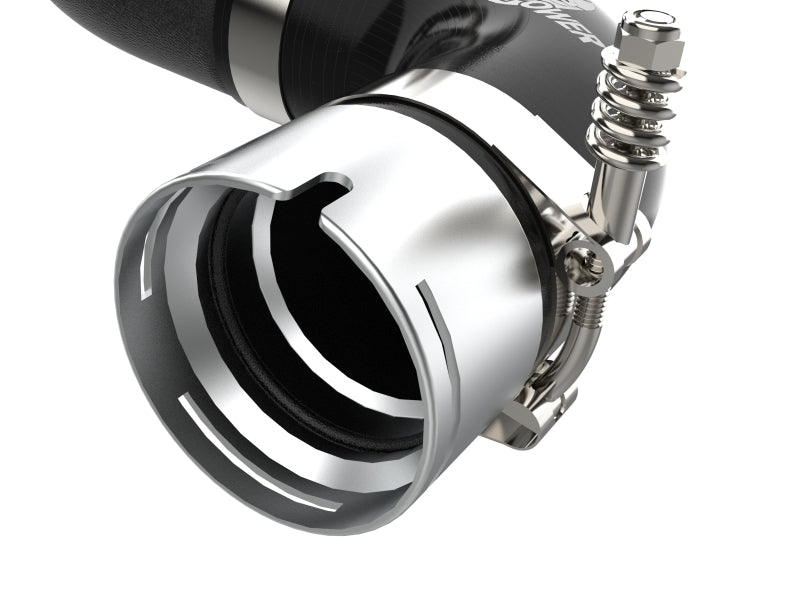 aFe Kia Stinger 18-22 V6-3.3L (tt) BladeRunner Hot Charge Pipe- Black - CPC Performance