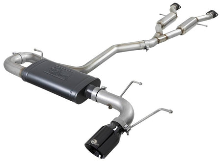 aFe Large Bore HD 3in 304 SS Cat - Back Exhaust w/ Black Tips 14 - 19 Jeep Grand Cherokee (WK2) V6 - 3.6L - CPC Performance
