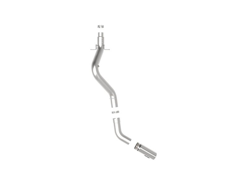 aFe Large Bore - HD 5 IN 409 SS DPF - Back Exhaust System w/Polished Tip 20 - 23 GM Truck V8 - 6.6L - CPC Performance