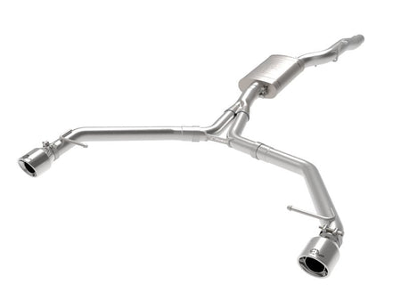 afe MACH Force - Xp 13 - 16 Audi Allroad L4 SS Axle - Back Exhaust w/ Polished Tips - CPC Performance