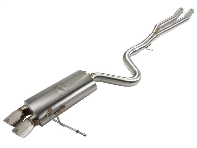 aFe MACH Force - Xp 17 - 21 Audi Q5 L4 - 2.0L (T) 3in to 2.5in Stainless Steel Cat - Back Exhaust System - CPC Performance