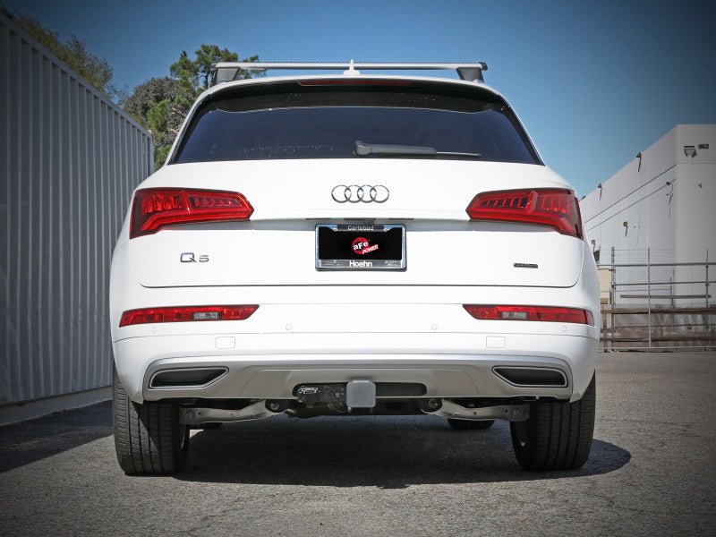 aFe MACH Force - Xp 17 - 21 Audi Q5 L4 - 2.0L (T) 3in to 2.5in Stainless Steel Cat - Back Exhaust System - CPC Performance