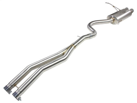 aFe MACH Force - Xp 17 - 21 Audi Q5 L4 - 2.0L (T) 3in to 2.5in Stainless Steel Cat - Back Exhaust System - CPC Performance