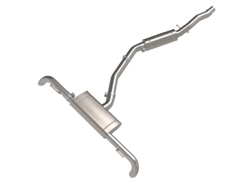 aFe MACH Force - Xp 17 - 21 Audi Q5 L4 - 2.0L (T) 3in to 2.5in Stainless Steel Cat - Back Exhaust System - CPC Performance