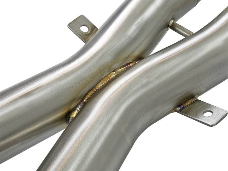 aFe MACH Force - Xp 2 - 1/2in 304 SS Cat - Back Exhaust w/Polished Tips 05 - 08 BMW Z4 M Coupe (E86) L6 3.2L - CPC Performance