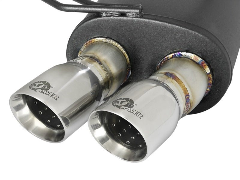 aFe MACH Force - Xp 2 - 1/2in 304 SS Cat - Back Exhaust w/Polished Tips 05 - 08 BMW Z4 M Coupe (E86) L6 3.2L - CPC Performance