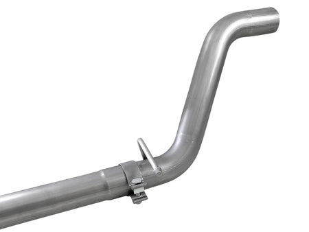 aFe MACH Force - Xp 2 - 1/2in 409 Stainless Steel Mid - Pipe w/Resonator Delete 18+ Jeep Wrangler JL 3.6L - CPC Performance