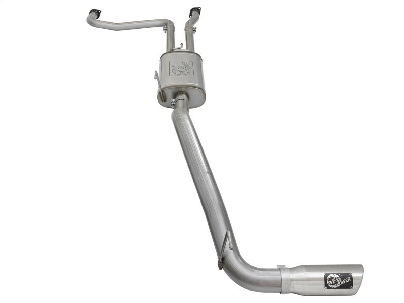 aFe MACH Force - Xp 2 - 1/2in Cat - Back Exhaust System w/ Polished Tip 16 - 17 Nissan Titan XD V8 5.6L - CPC Performance